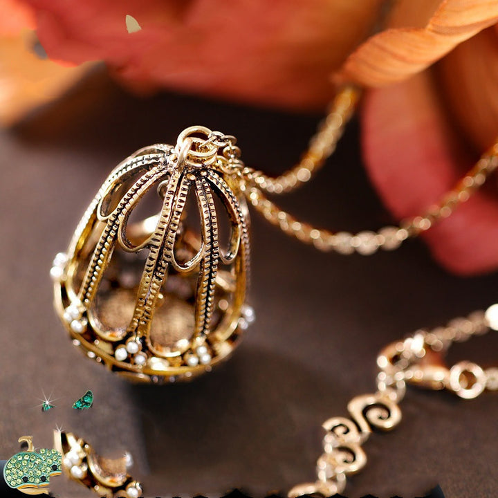 Special Slimming Fashion Necklace Female Agate Nightingale'S Nostalgic Long Necklace Long New