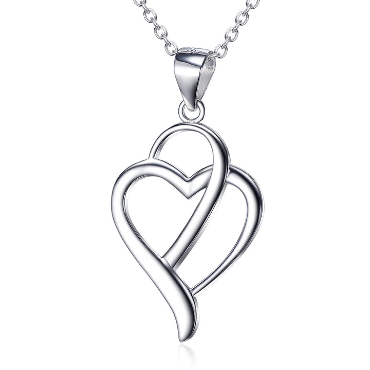 Heart ShapePendant 925 Silver Necklace