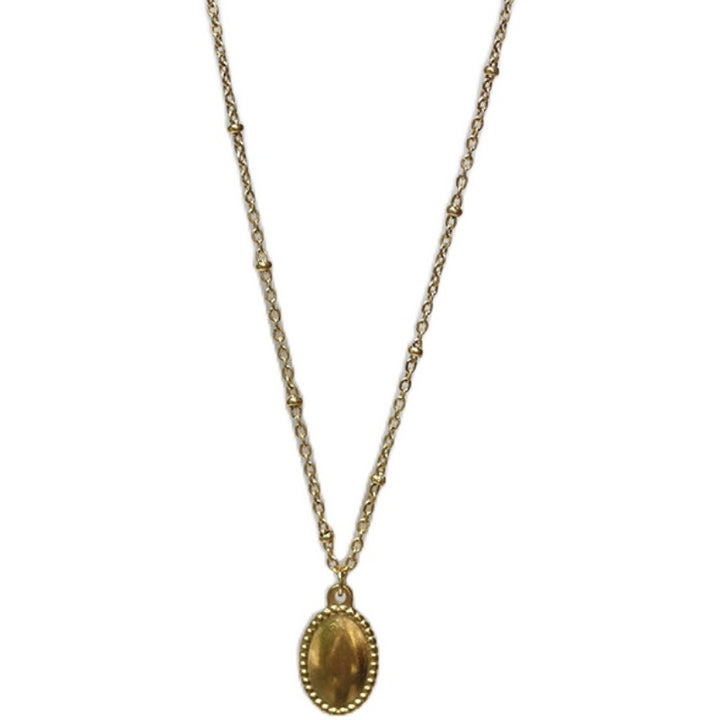 All-Match Daily Golden Pendant Clavicle Necklace