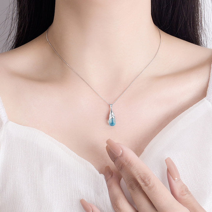 Crystal Stone Necklace For Women All-match